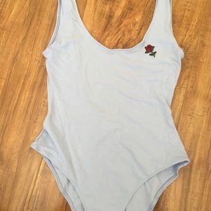 Baby blue bodysuit